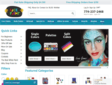 Tablet Screenshot of facepaint.com